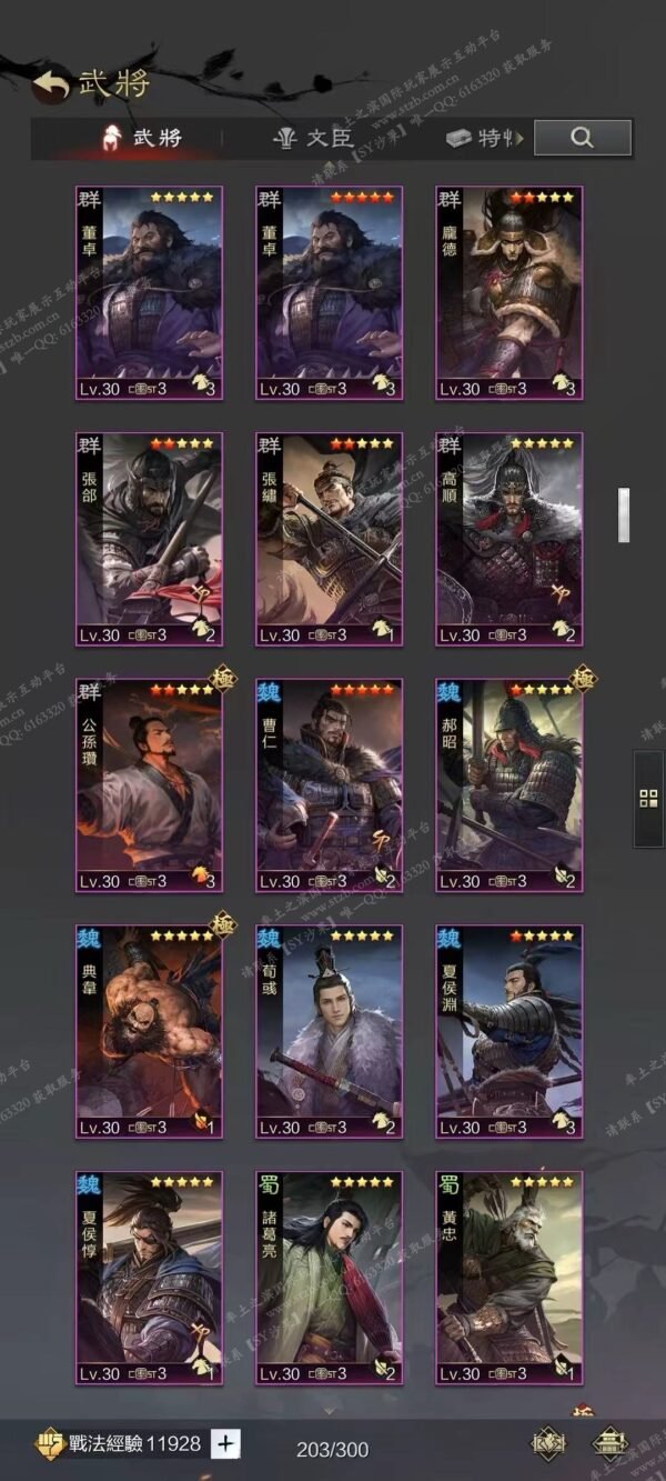 编号601011-国际服[台服端口]-剧本中-可议价