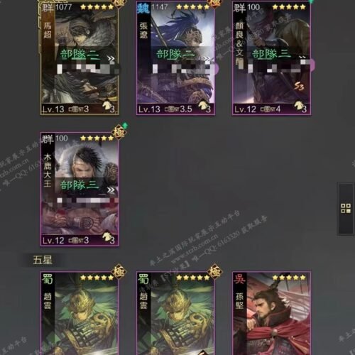 编号602101国际服[台服端口]-剧本中-可议价